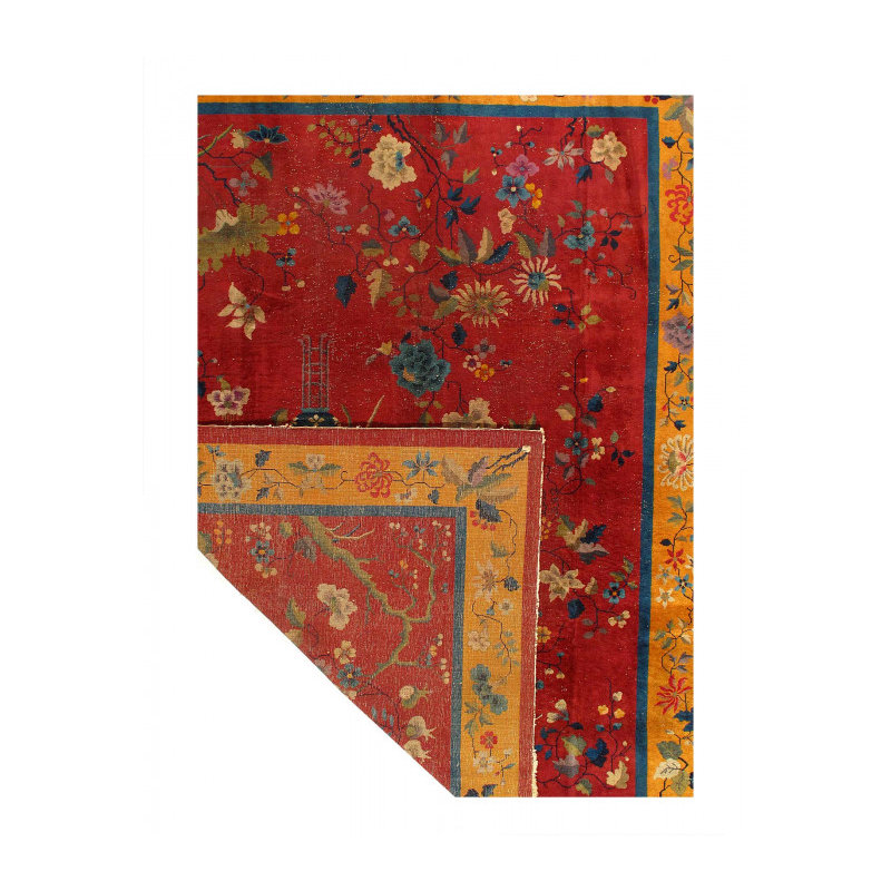 Damerius One-of-a-Kind 11'7'' X 8'11'' Hand Knotted Area Rug