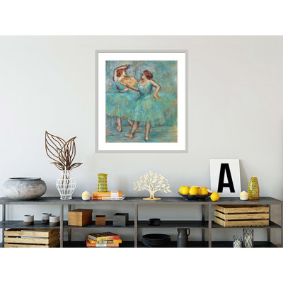 Two Dancers by Edgar Degas -Framed Giclee Print