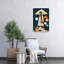 Cosmic Jamboree Abstract Retro Surreal Landscape Nature Wall Art Print by Treechild - Wrapped Canvas Print-713152939