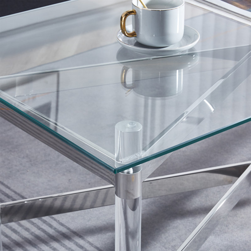 Table basse Jarle, Argent