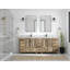 Ensemble de meuble-lavabo double 84 po Malibu-76007449