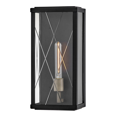 Monte Wall Mount Aluminum Outdoor Lantern - Adjustable Height