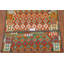 Tapis oriental géométrique All-Over Kilim 7 x 9