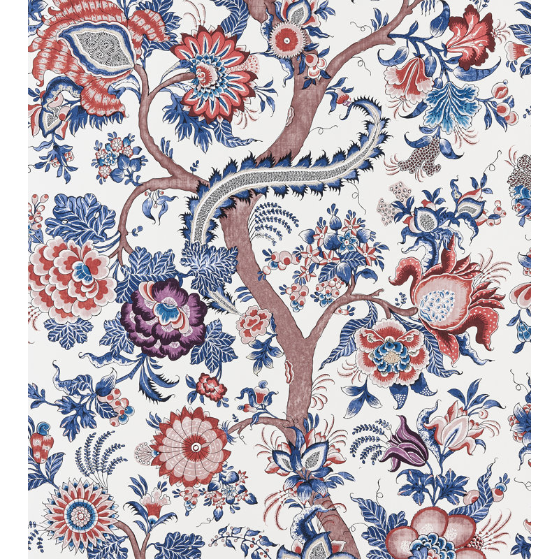 MÉTROPOLITAN Palampore, Rouge multi