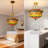 5- Light Bronze Unique/Statement Pendant Light