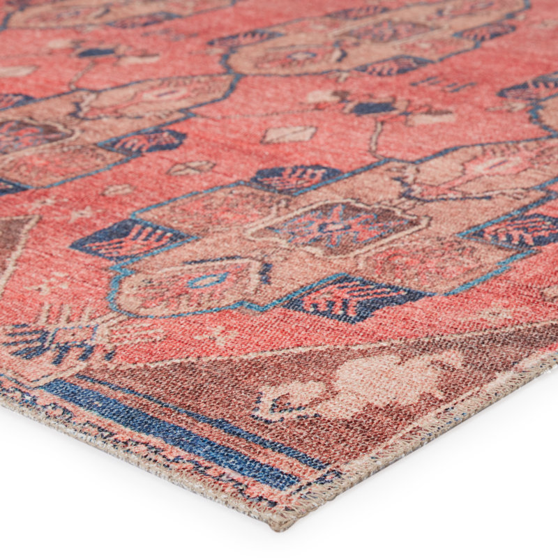 Asuncin Polyester Machine Washable Performance Rug, Runner 2'6" x 7'6"
