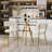 Round Height Pub Table and 2 Teddy fabric Bar Stools-1289607940-1289607943-1289607936