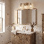 Luminaire de salle de bain à intensité variable en acier et verre Jeanie -851894686-836615762-851894687