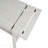 Rustic Dining Table White Oak Leaves Block Trestle Base