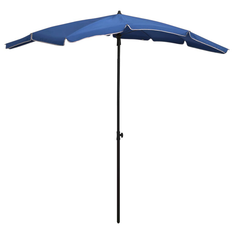 Parasol de plage 51,18 "x 78,74", Bleu azur