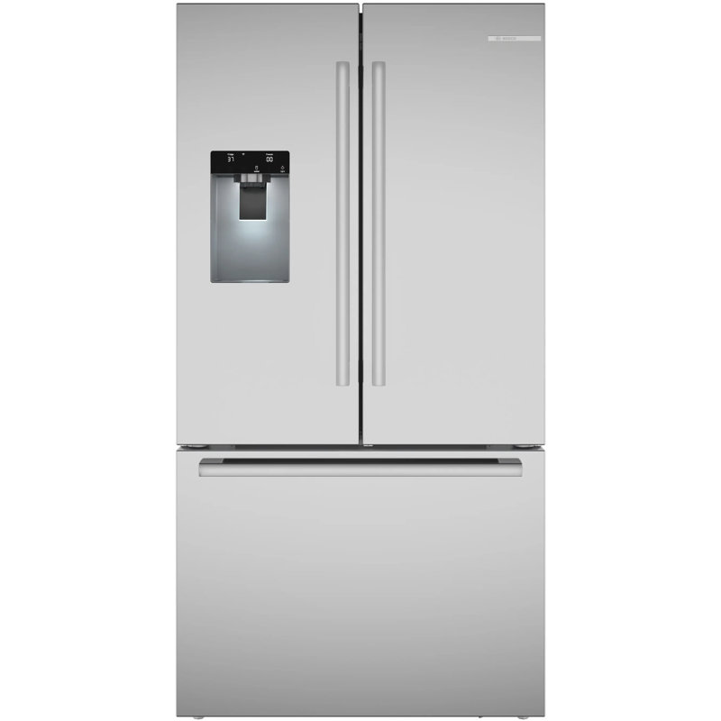 Free-Standing Fridge-Freezer, Stainless Steel