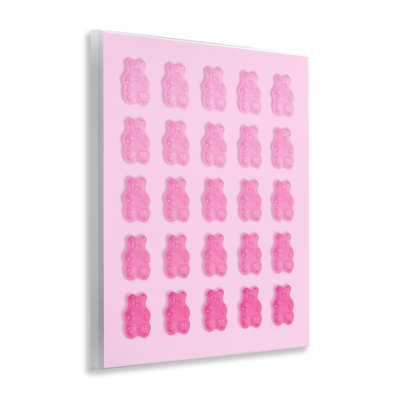 Plaque murale dégradée rose pastel, design Lish Creative