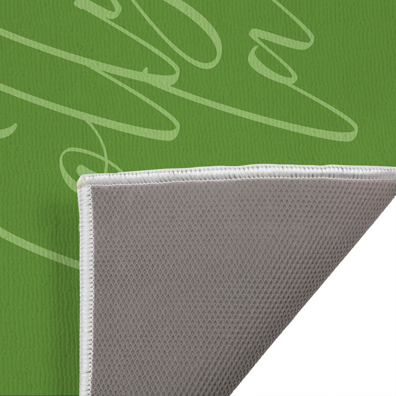 Tapis d'extérieur Deck the halls, Vert, L 17 po x L 24 po