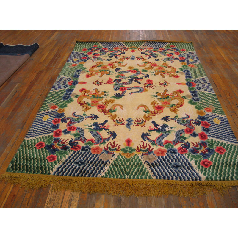 Tapis chinois en soie fine magnifiquement artistique