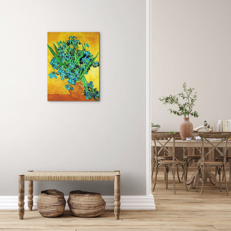 The Irises 77.5cm H x 58cm W MetalArt Materic Aluminum Satin Effect, Frameless Panel, Lightweight Ready to Hang