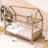 Twin Wood House Bed With Underbed Space-1253603739