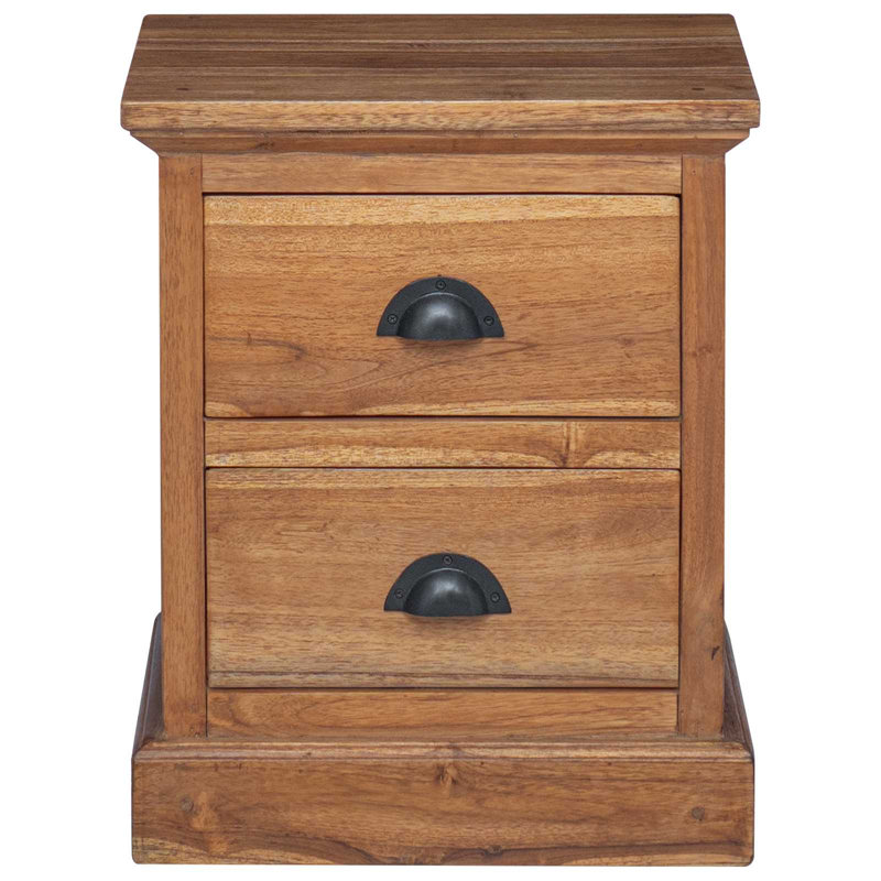 40cm W Solid Wood Bedside Table