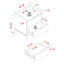 Table de chevet 2 tiroirs Mid-Century-1694959443