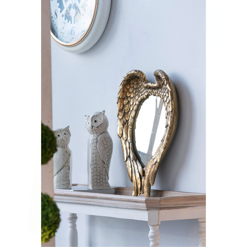 Miroir d'appoint 22 po x 16 po Golden Wing