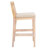 Velga Solid Wood Upholstered Counter Stool-1908621503