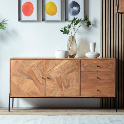 Struthers 153cm Solid Wood Sideboard