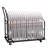 Heavy Duty Folding Chair Cart with Wheels – Rolling Storage Rack Dolly, Holds 25 Chairs, 300 LBS (39.5"Wx19.7"Dx41.5"H)-126393387