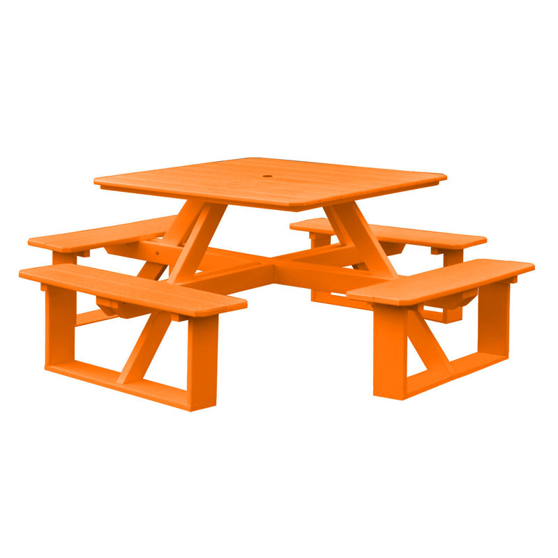 Table de pique-nique Bathilda, Oui, Orange