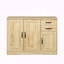 Buffet moderne en bois avec portes, tiroirs et tablettes réglables-873471385
