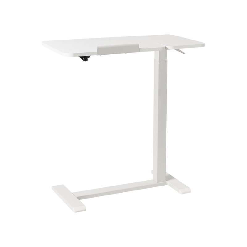 Adjustable Metal Base Standing Desk, White
