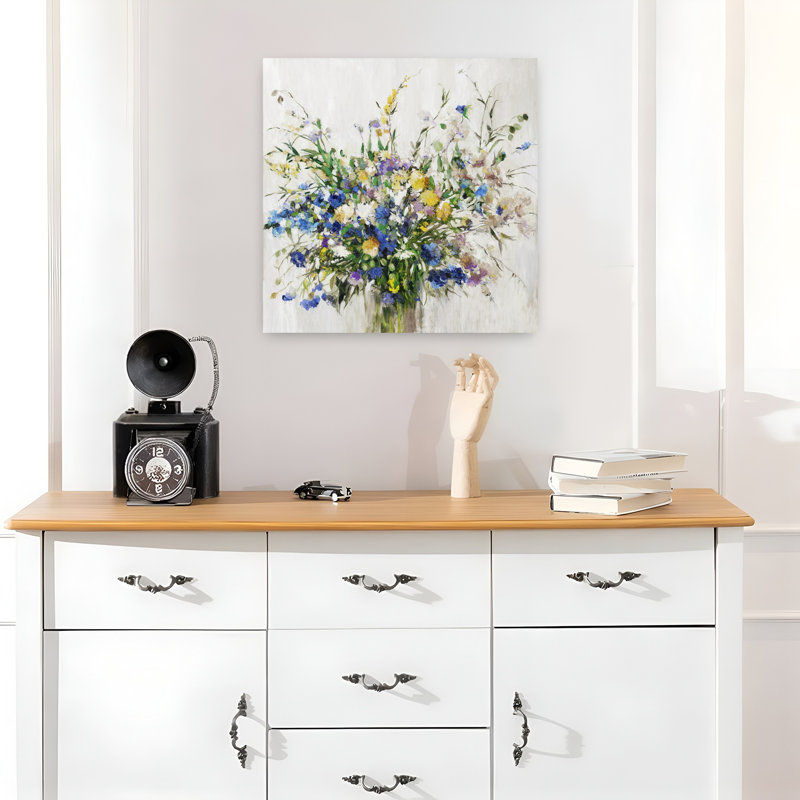 Bouquet de fleurs sauvages, H 18 po x l 18 po