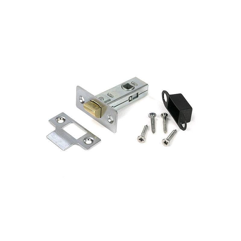Tubular Mortice Latch, Satin Chrome