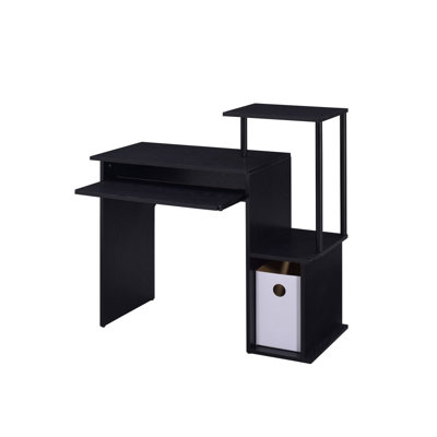 Lyphre Black Finish Computer Desk