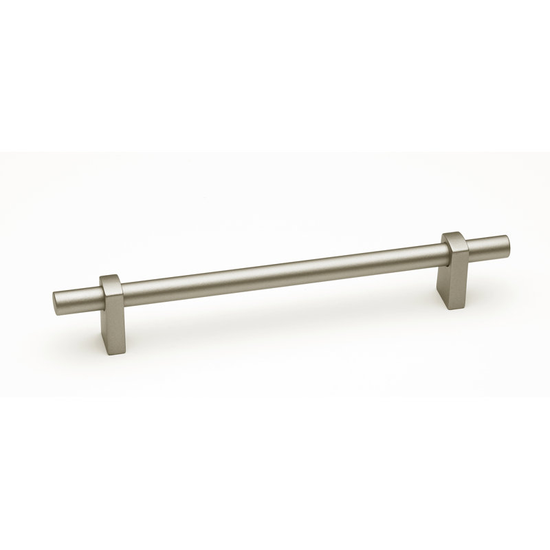 Poignée lisse Vita Bella, Nickel mat, 6"