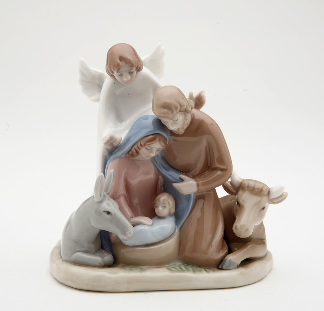 Mini Angel with Holy Family Figurine The Holiday Aisle®