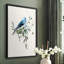 «Bluebird Happy I», reproduction encadrée - bois massif-100615379-100615378