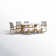 Fleur Rectangular 74" Long Dining Set