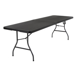 COSCO 8 ft. Fold-in-Half Banquet Table with Handle