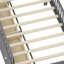 Structure de lit simple pour lit gris, 4 tiroirs, garde-corps, tête de lit en forme de maison, escalier inférieur à 2 marches, lit plateforme, tablette à tête de lit à assemblage rapide, rangement, convient-130522823