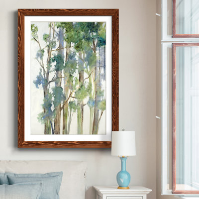 Vent dans les arbres - Reproduction de photo encadrée sur papier
