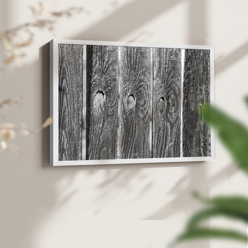 Found Textures II - Impression encadrée - Restickable, H 22 po x l 28 po, Blanc
