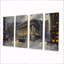 «Beige Banks», art architectural à New York Winter - ensemble d'art sur toile Banks-2083156274
