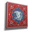«True Blue Bandana E» par Jean Plout, art mural sur toile, 12 po x 12 po-237034087