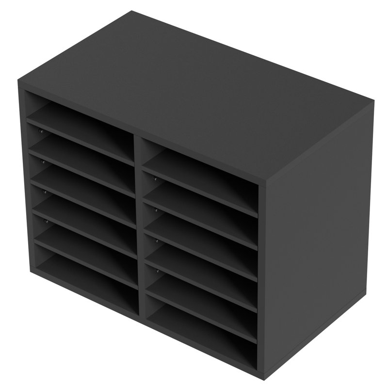Mecos 20.4'' Wide File Cabinet, Gray