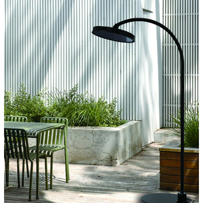 Chauffe-terrasse électrique Paramount Noir Thermo Glass