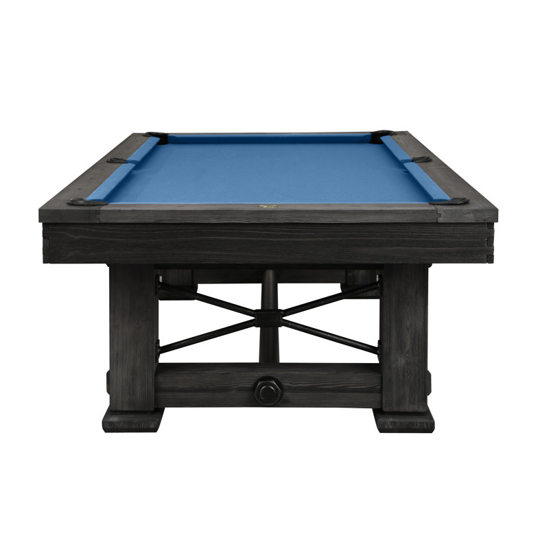 Table de billard en ardoise Rio Grande avec installation professionnelle (valeur de 895 $) incluse, Bleu académie