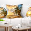Coussin de barbade seascape superbe beach of island-138187003-138187004