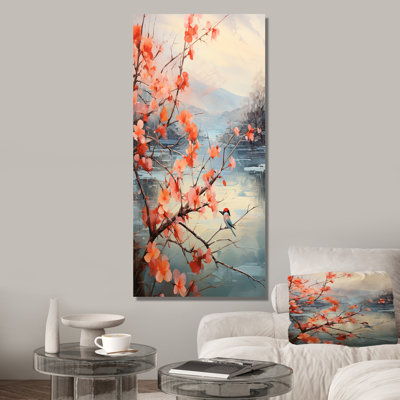 Été rose cerisier en fleurs III - Art mural cerisier en fleurs