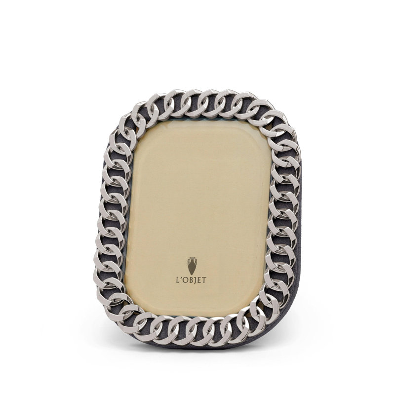 Cuban Link Frame, Gold, 24k Gold Plated, 4" W x 6" H
