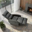 Fauteuil inclinable manuel standard en similicuir de 24,5 po de large Vadys-1739533498