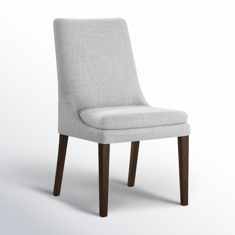 Niara Upholstered Side Chair, Nathan Gray Heathered